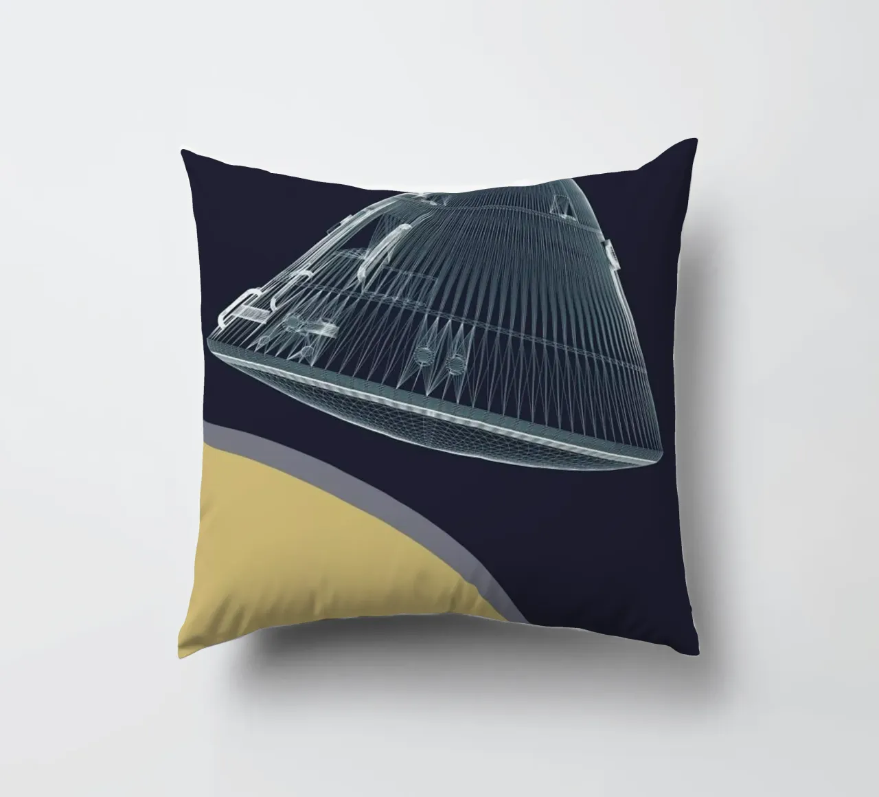 Apollo 11 Landing Module 5 cuscino da Marc Schulthess