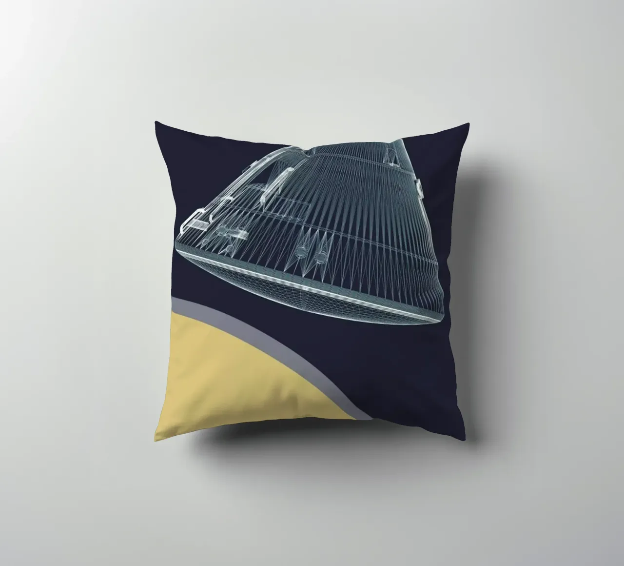 Apollo 11 Landing Module 5 cuscino da Marc Schulthess