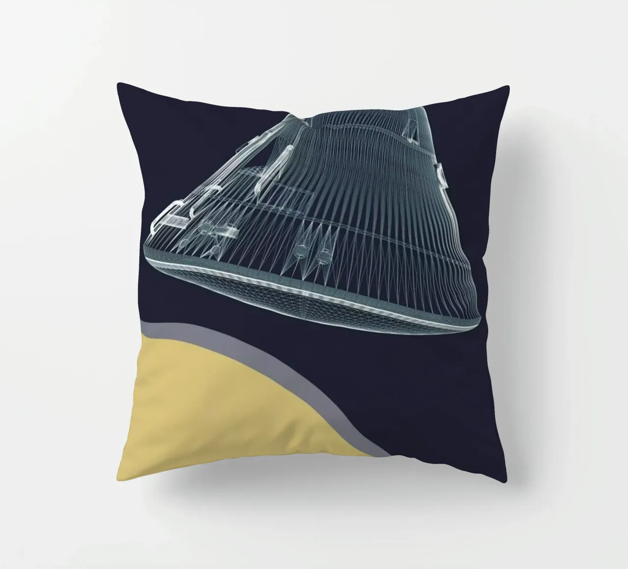 Apollo 11 Landing Module 5 cuscino da Marc Schulthess