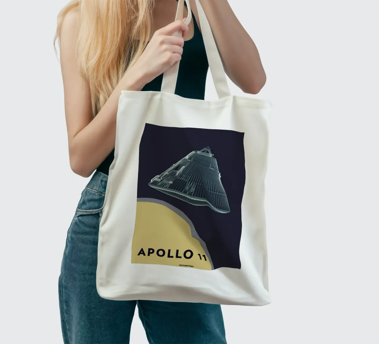 Apollo 11  Landing Module 5 borsa in juta da Marc Schulthess