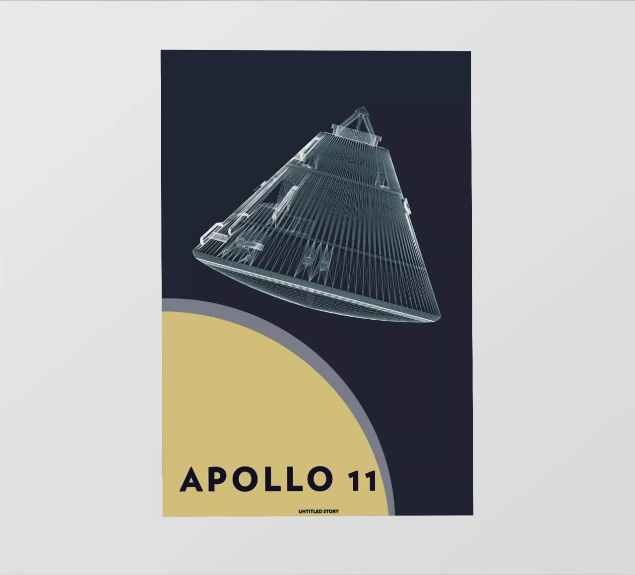Apollo 11  Landing Module 5 pellicola backlit da Marc Schulthess