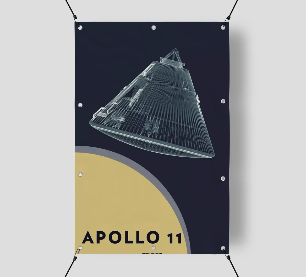 Apollo 11  Landing Module 5 telo in pvc da Marc Schulthess