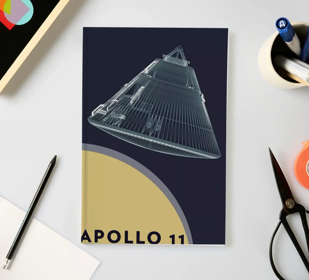 Apollo 11  Landing Module 5 notebook by Marc Schulthess