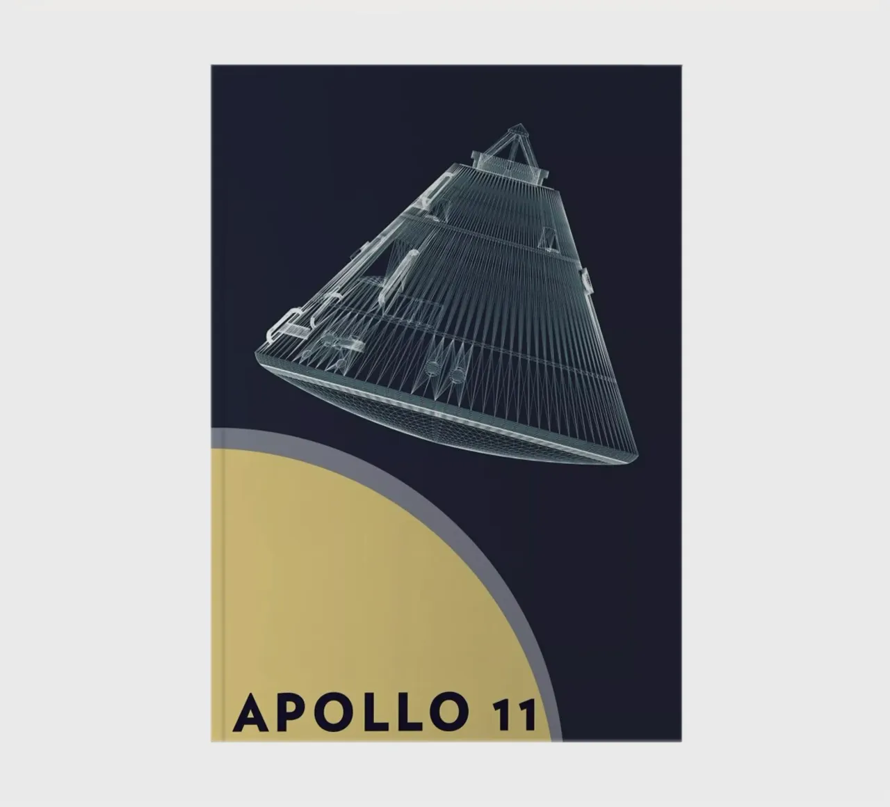 Apollo 11  Landing Module 5 notebook by Marc Schulthess