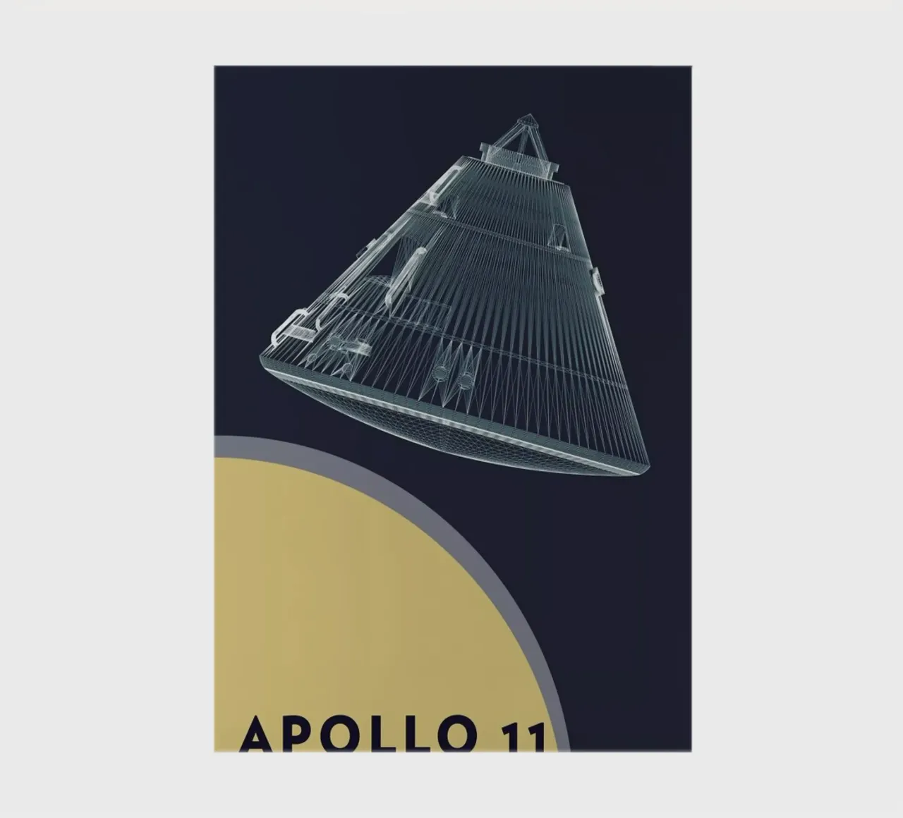 Apollo 11  Landing Module 5 notebook by Marc Schulthess