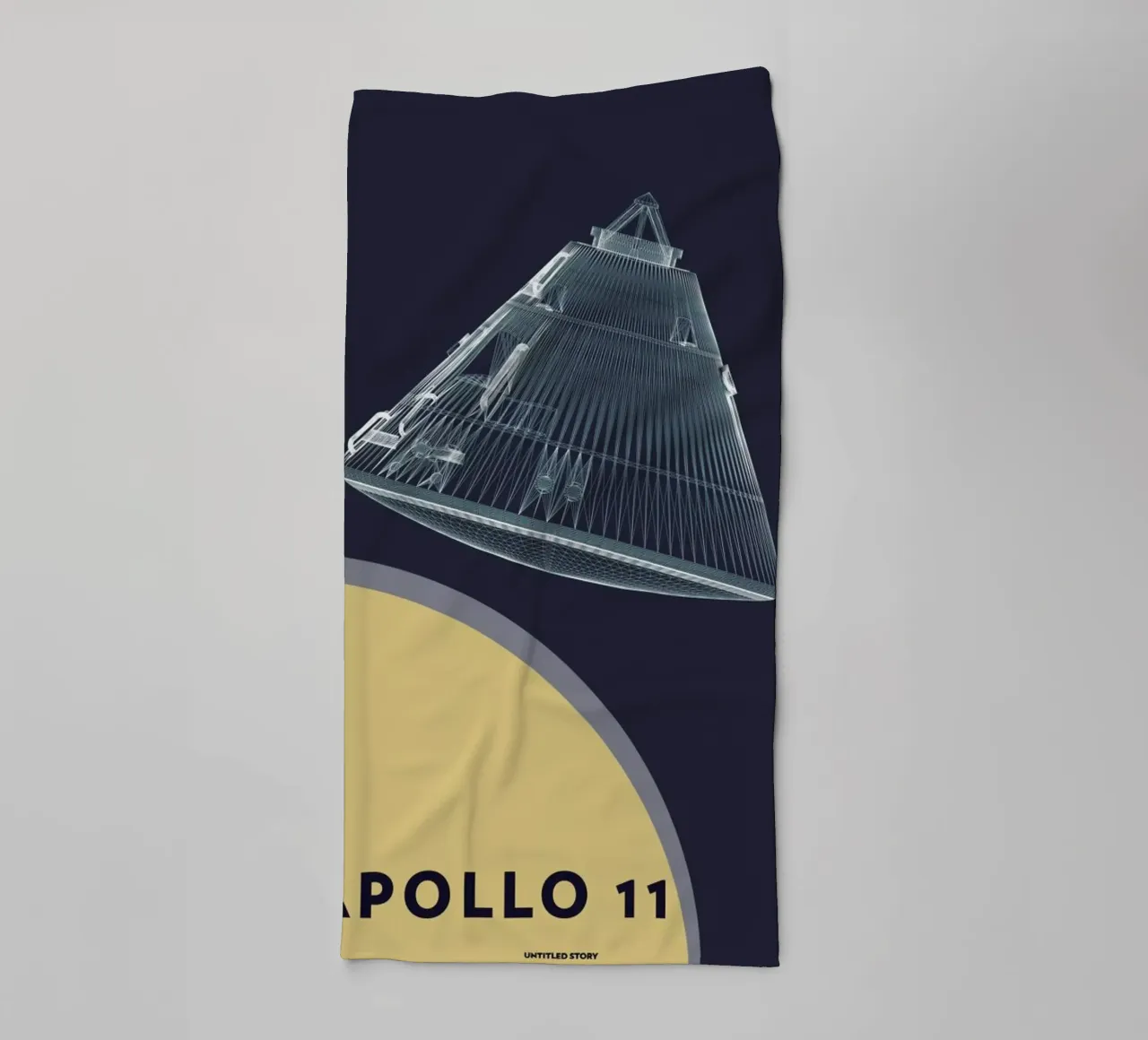 Apollo 11  Landing Module 5 asciugamano da bagno da Marc Schulthess