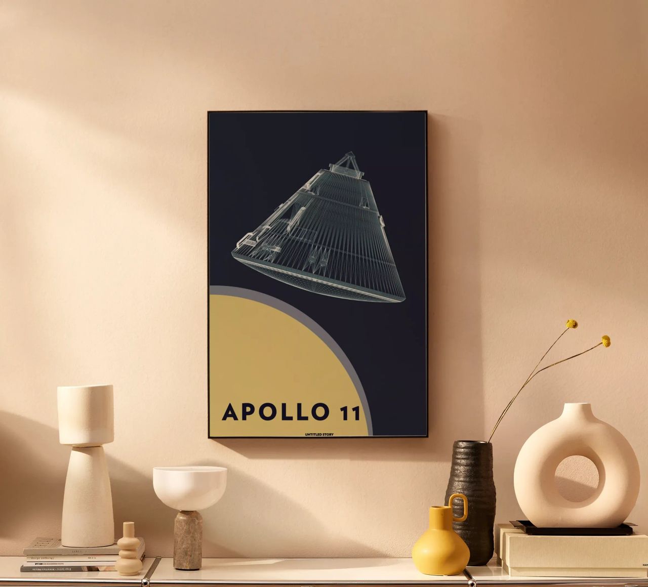 Apollo 11  Landing Module 5 alluminio dibond da Marc Schulthess