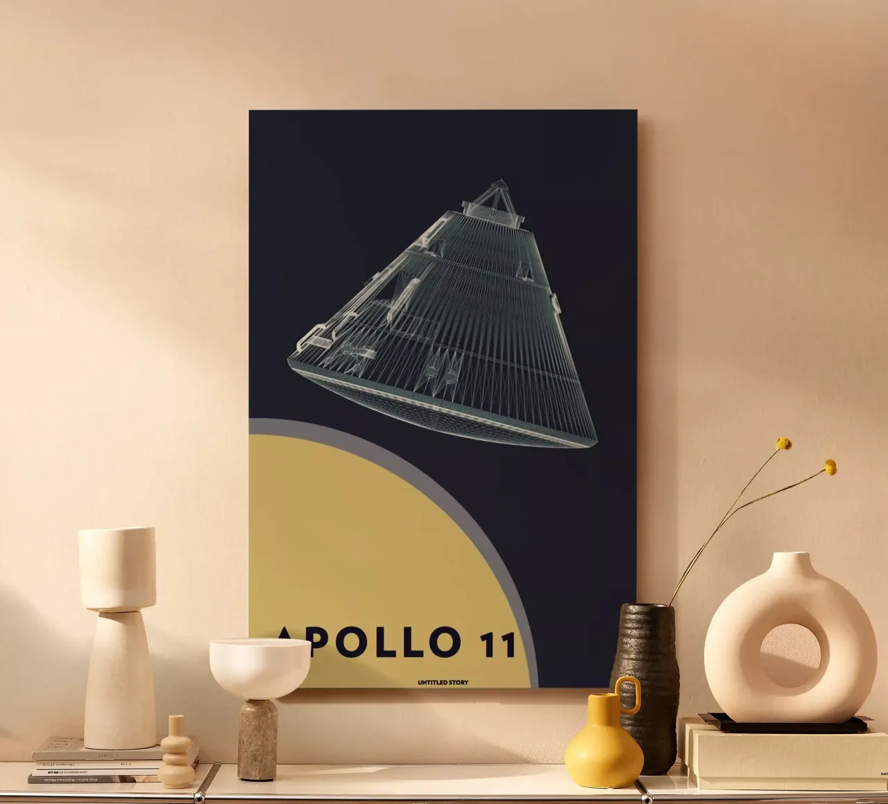 Apollo 11 Landing Module 5 alluminio dibond da Marc Schulthess