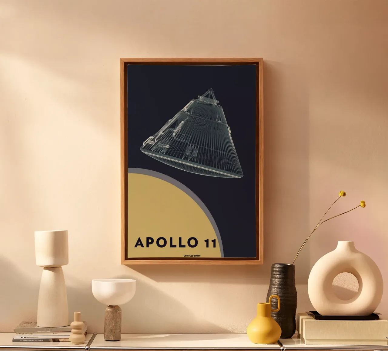 Apollo 11  Landing Module 5 canvas by Marc Schulthess