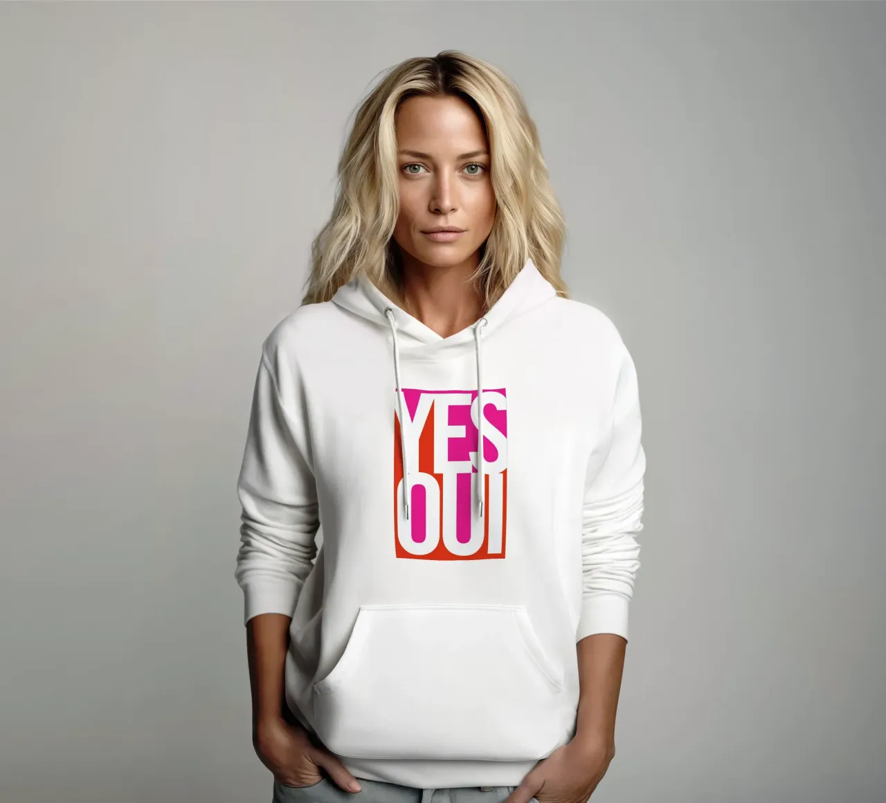 Oui! hoodie by Bo Lundberg