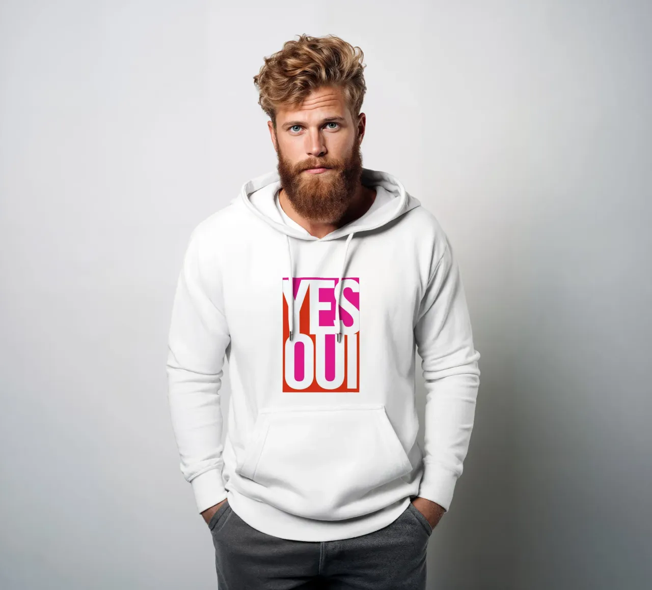 Oui! hoodie by Bo Lundberg