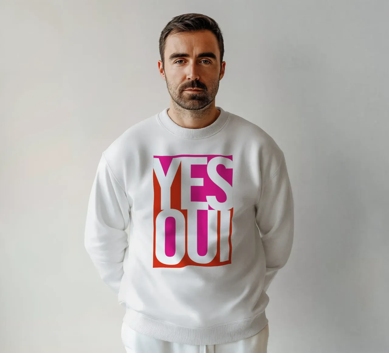 Oui! felpa da Bo Lundberg