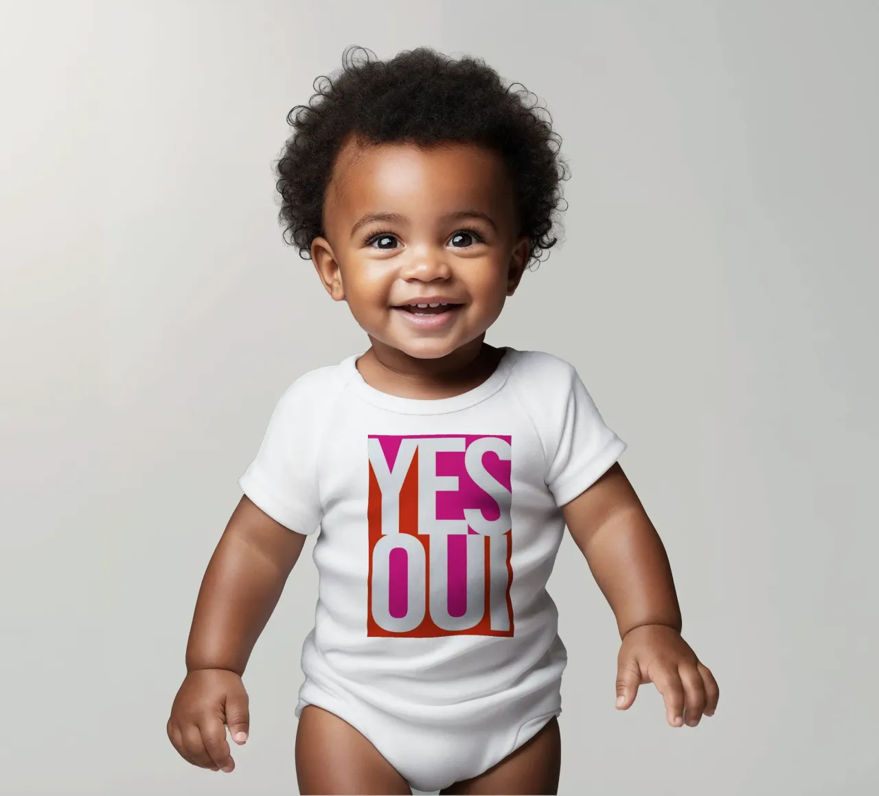 Oui! body neonato maniche corte da Bo Lundberg