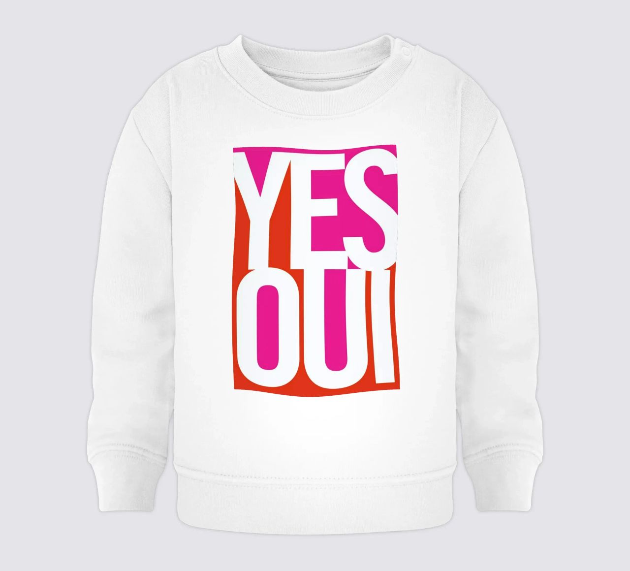 Oui! felpa neonato da Bo Lundberg