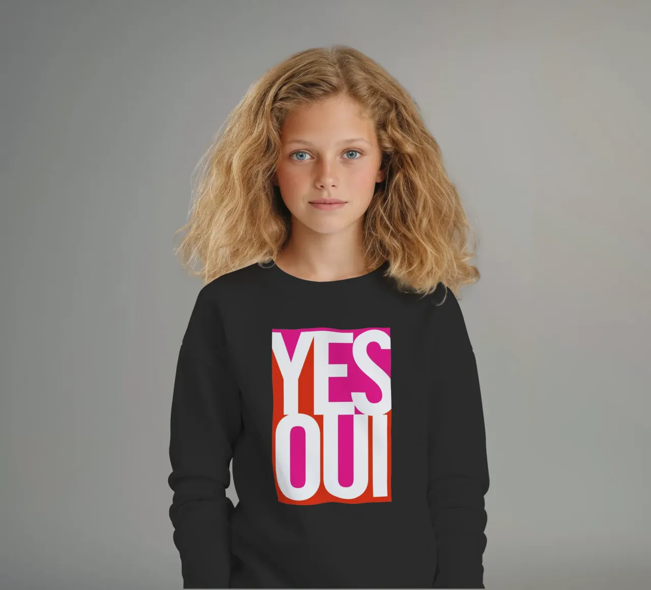 Oui! felpa bambino da Bo Lundberg