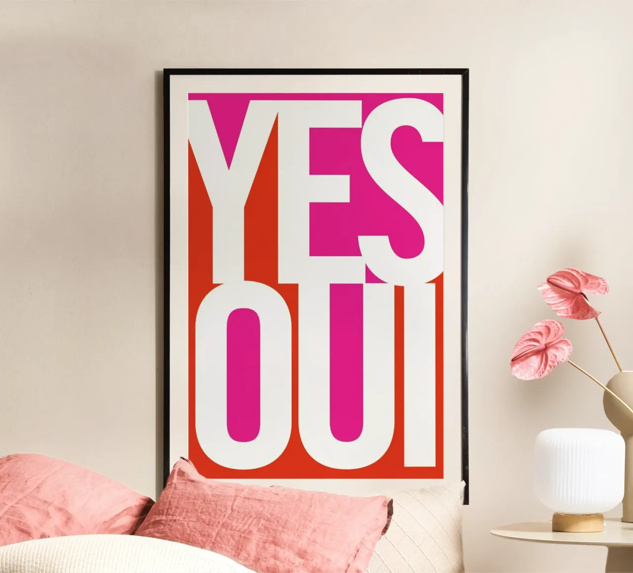 Oui! poster da Bo Lundberg