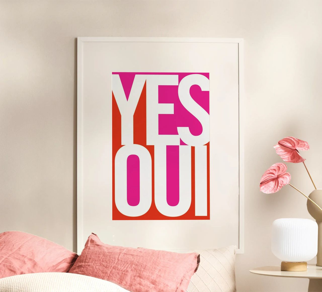 Oui! Poster von Bo Lundberg