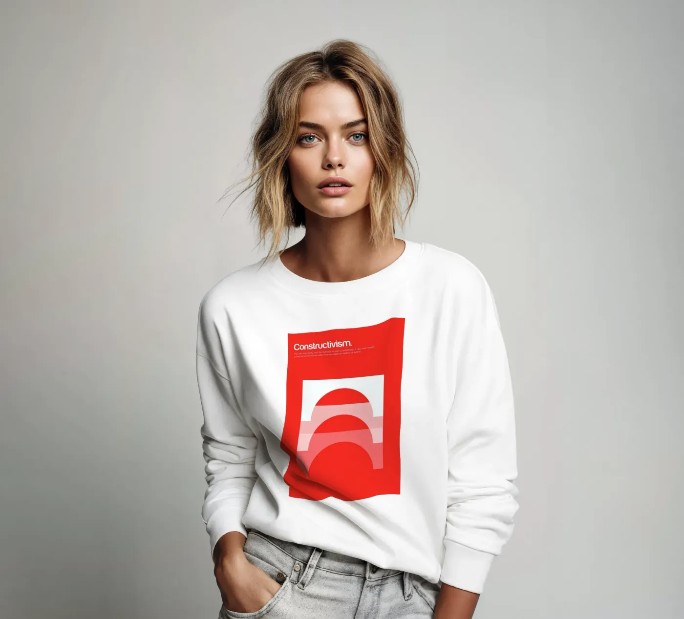 Constructivism Sweatshirt von Genís Carreras