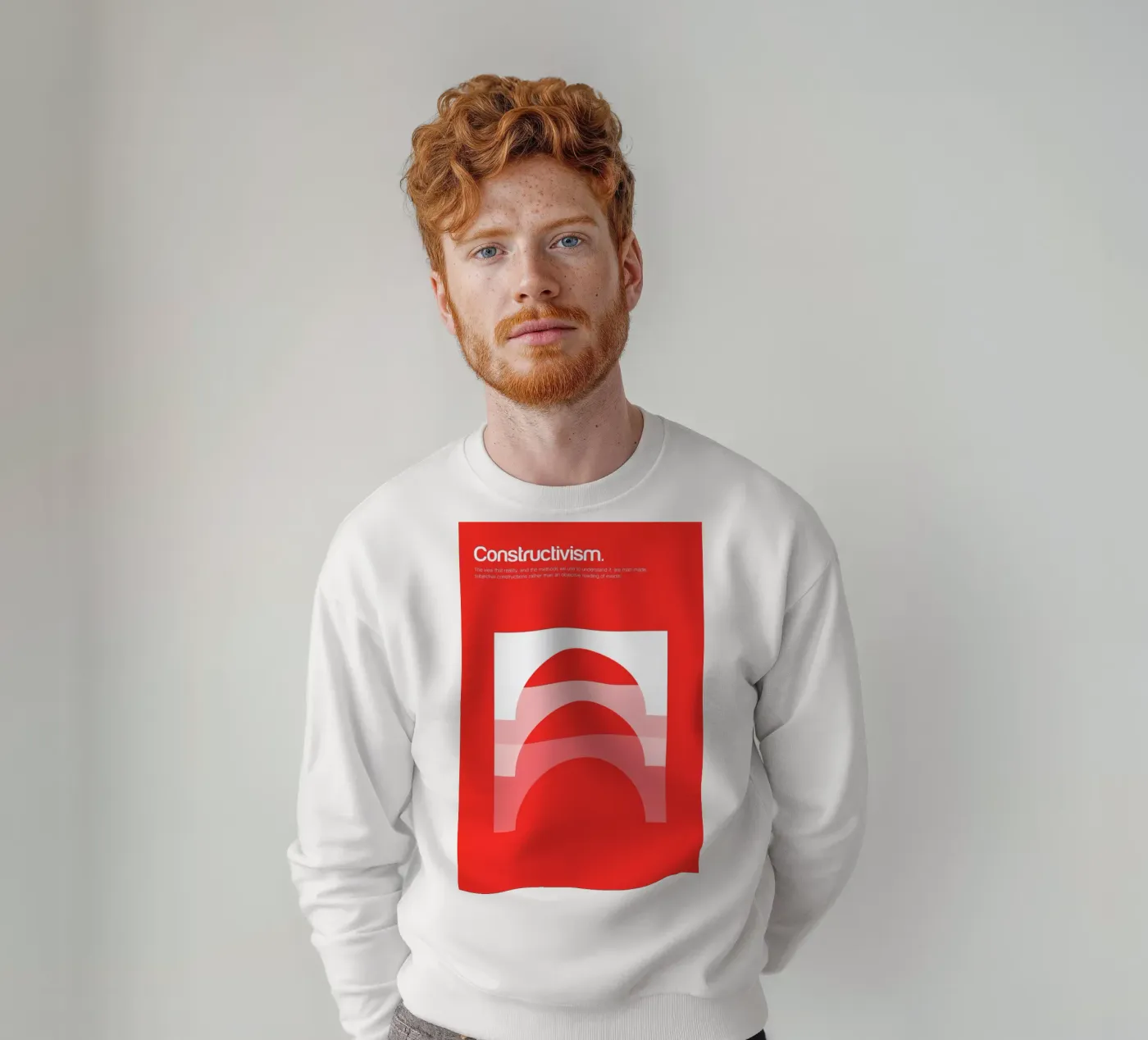 Constructivism Sweatshirt von Genís Carreras