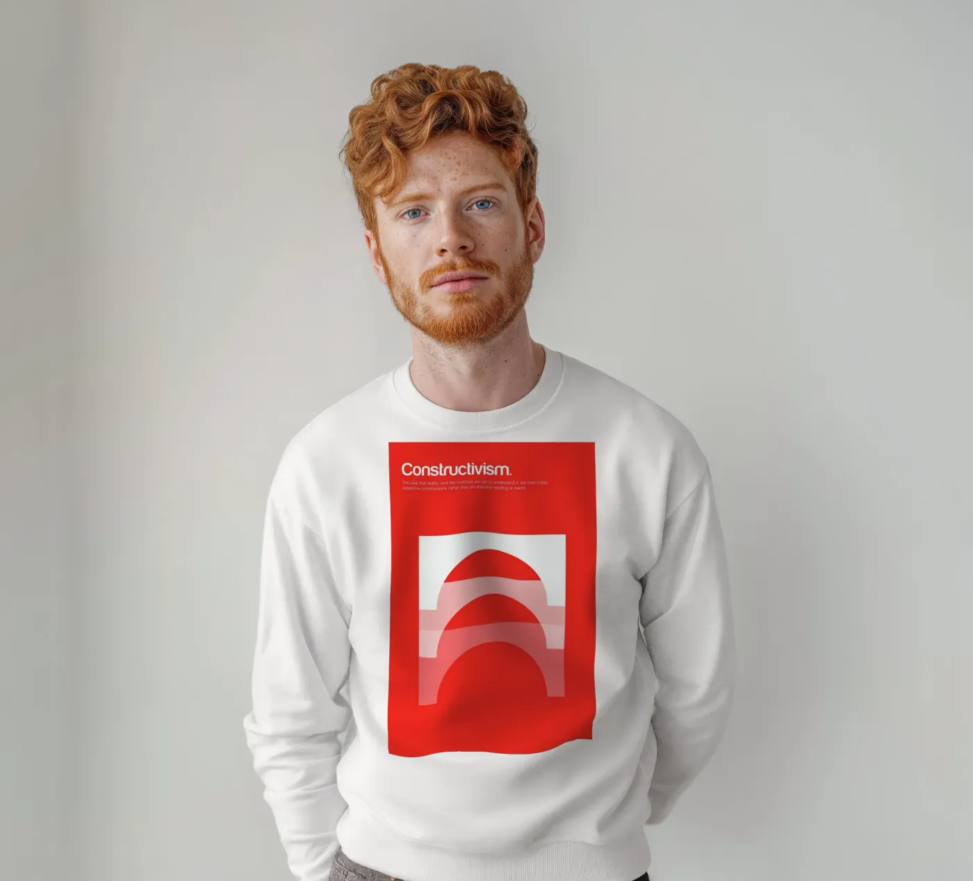 Constructivism Sweatshirt von Genís Carreras