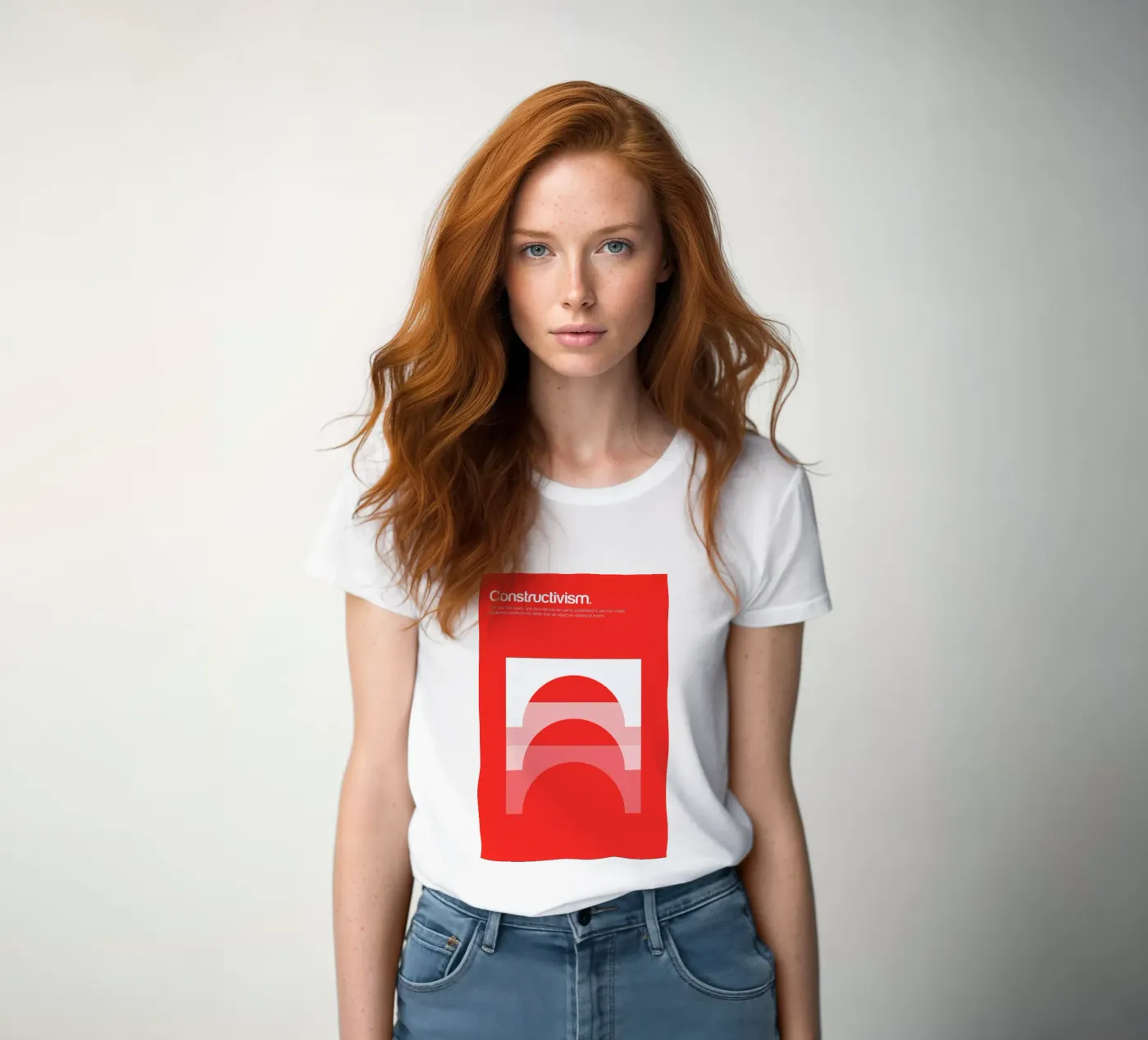 Constructivism t-shirt da donna da Genís Carreras