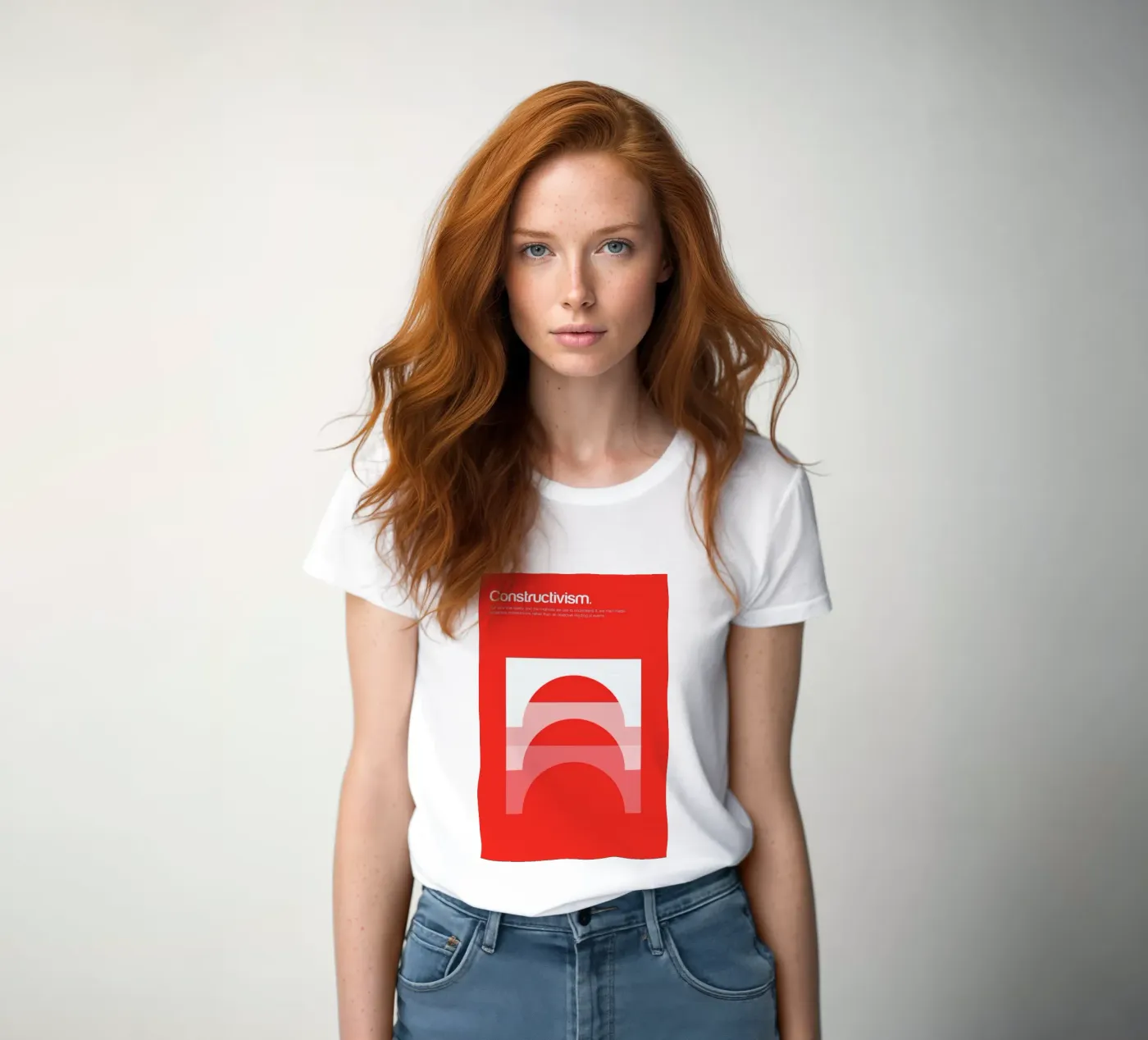 Constructivism t-shirt da donna da Genís Carreras