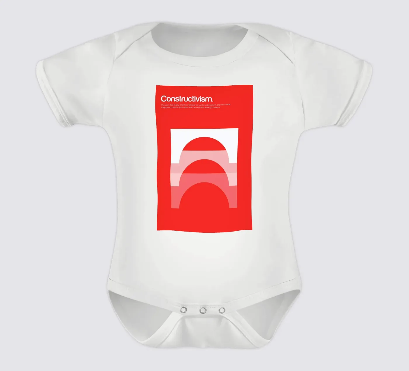Constructivism body neonato maniche corte da Genís Carreras