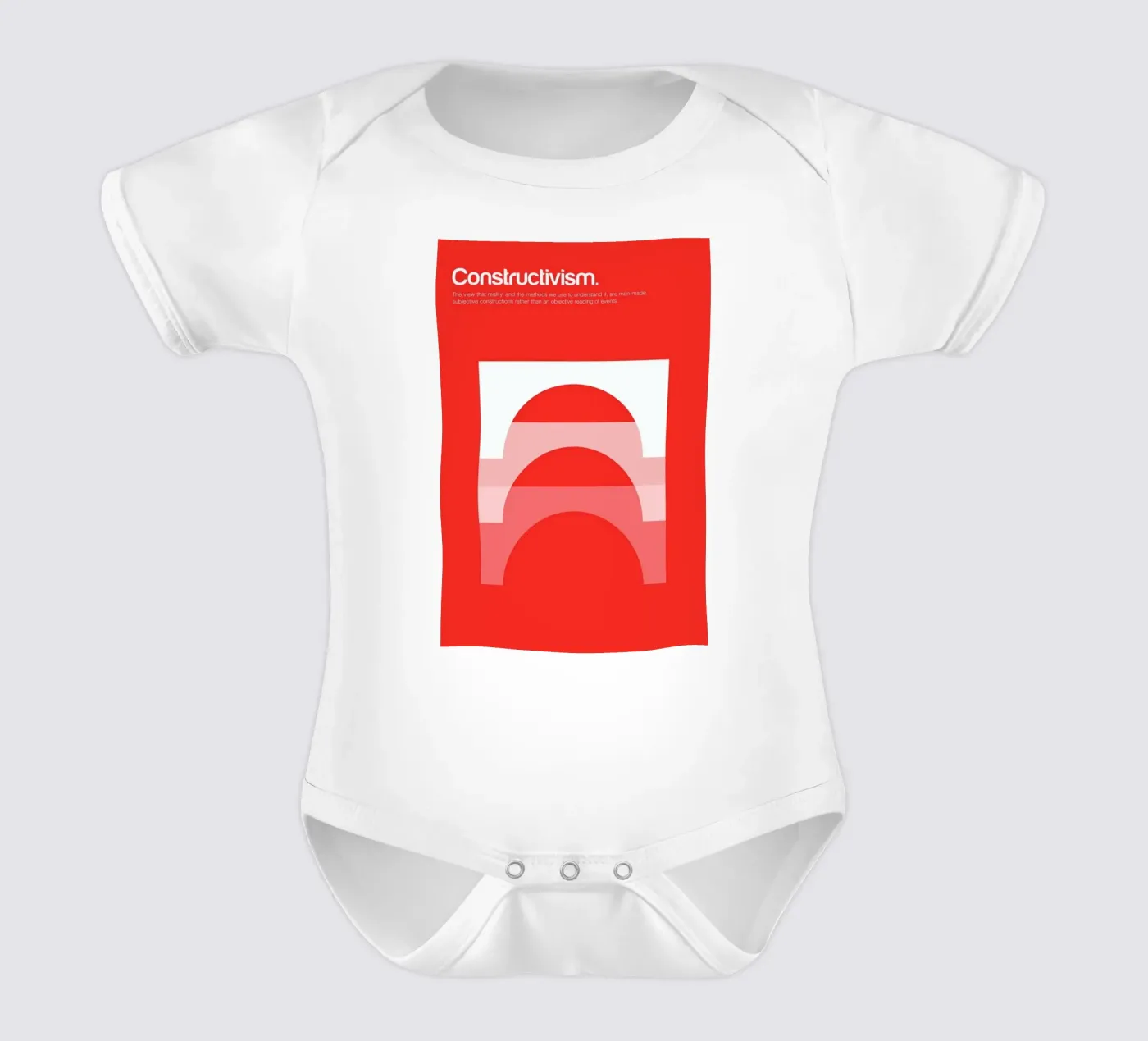 Constructivism body neonato maniche corte da Genís Carreras