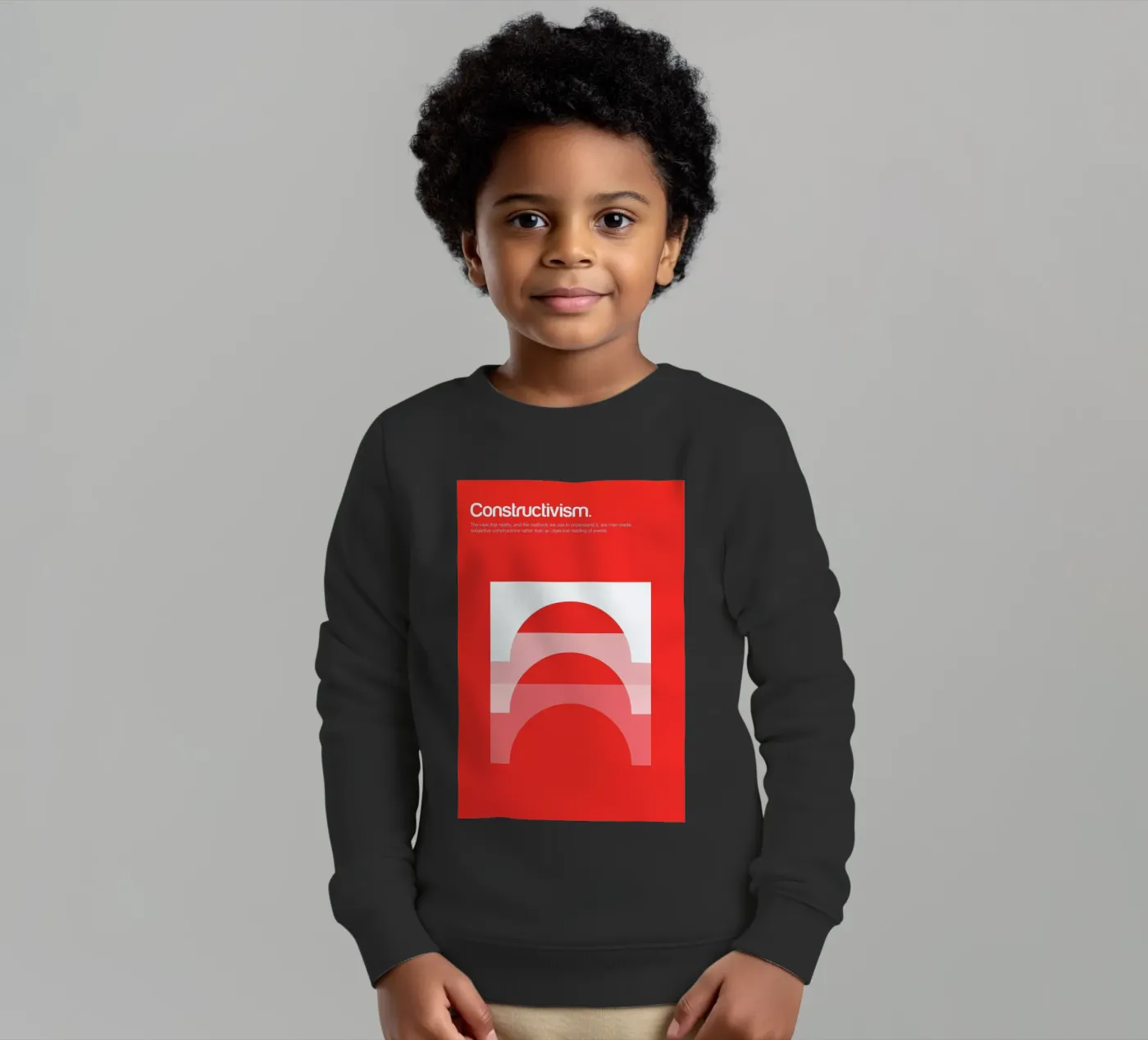 Constructivism kinder sweatshirt van Genís Carreras
