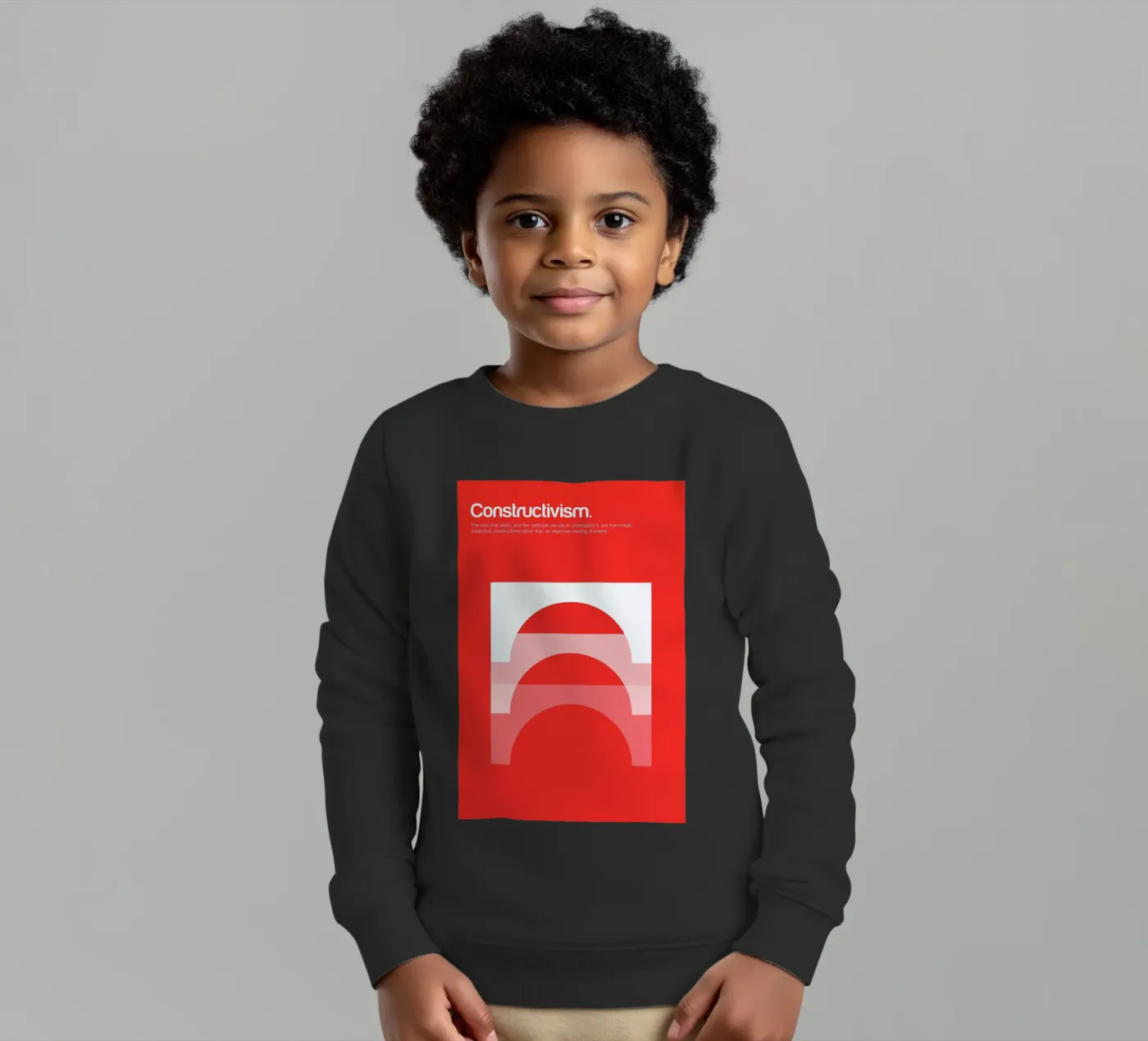 Constructivism Kinder Sweatshirt von Genís Carreras