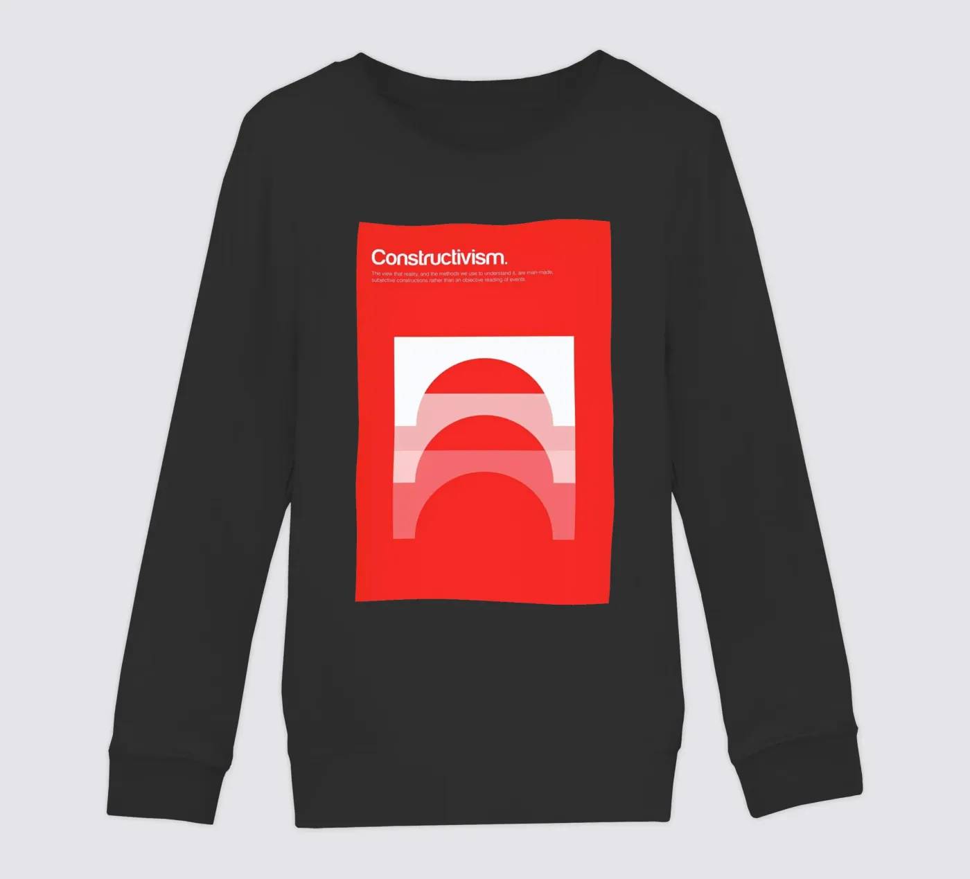 Constructivism Kinder Sweatshirt von Genís Carreras