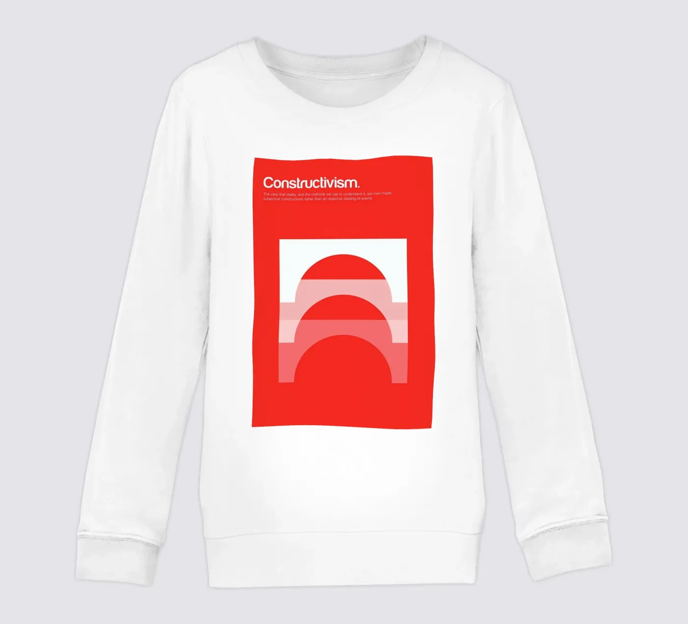 Constructivism kinder sweatshirt van Genís Carreras