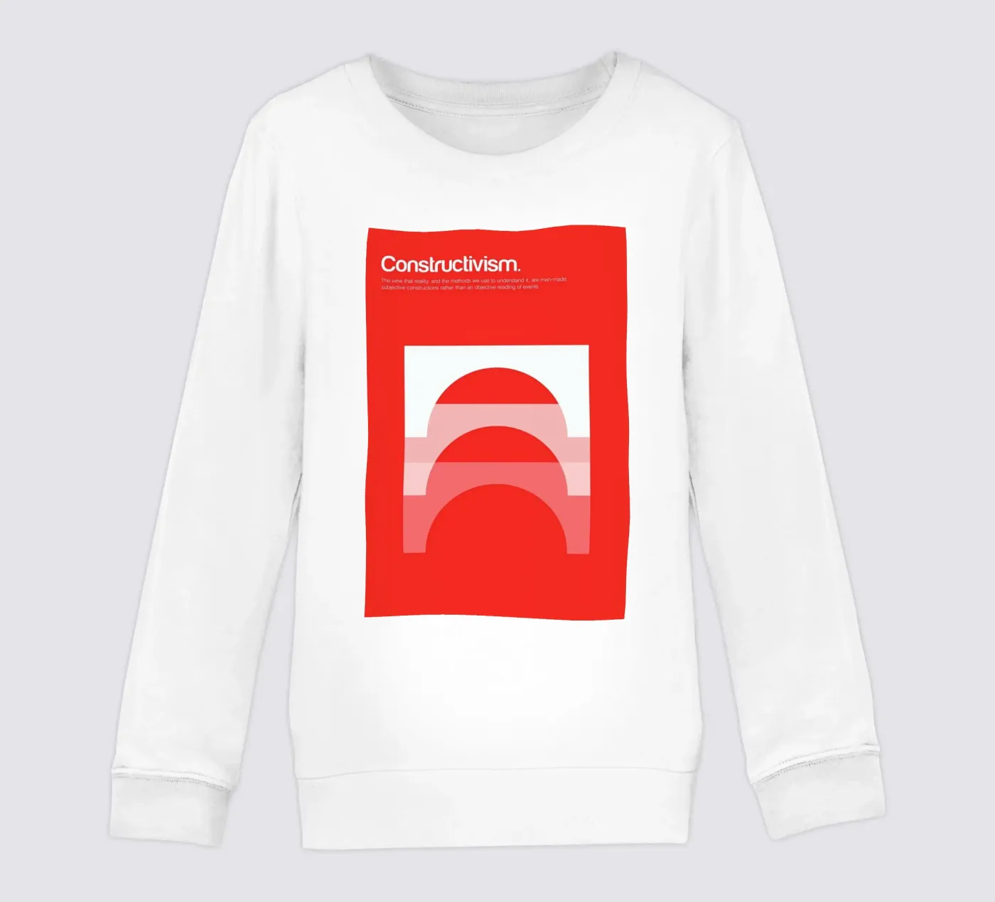 Constructivism Kinder Sweatshirt von Genís Carreras