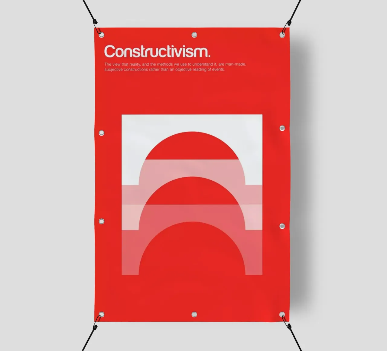 Constructivism telo in pvc da Genís Carreras