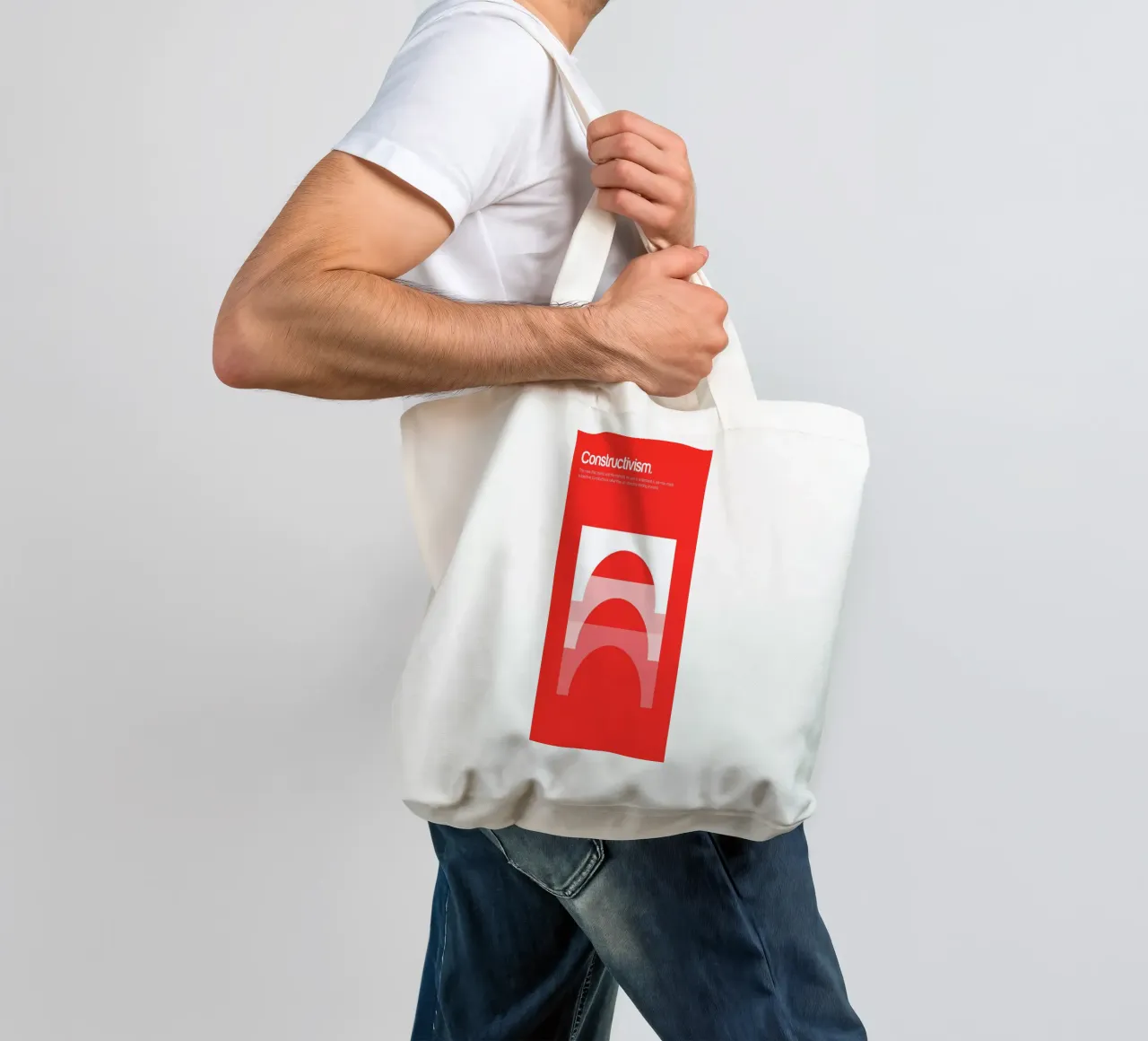 Constructivism tote bag by Genís Carreras