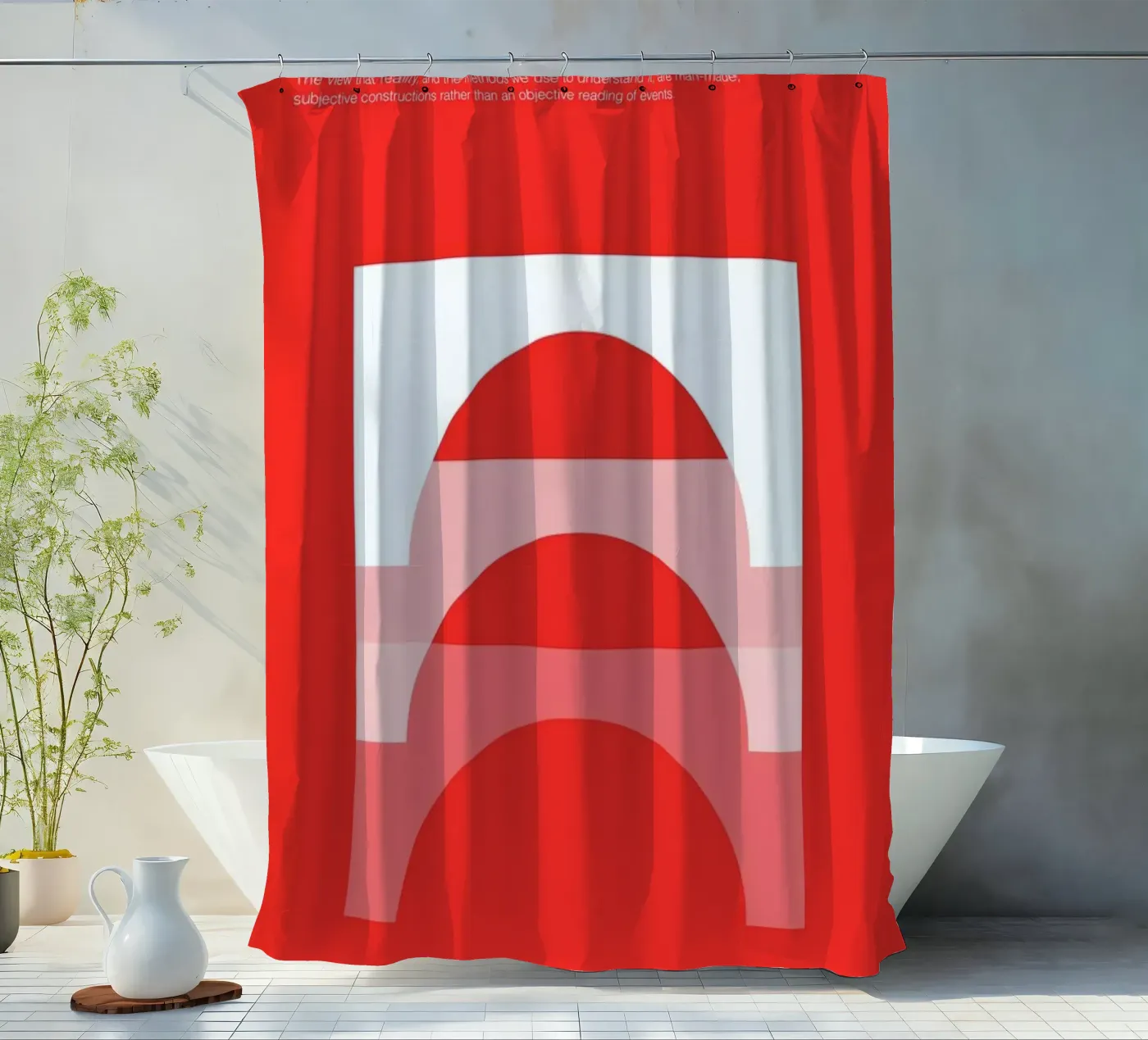 Constructivism douchegordijn van Genís Carreras