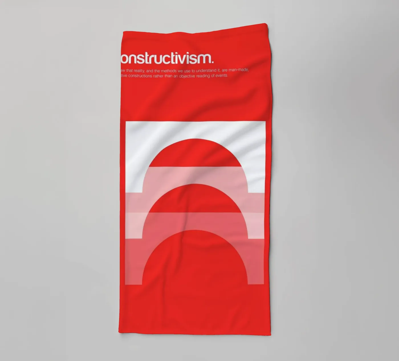 Constructivism towel by Genís Carreras