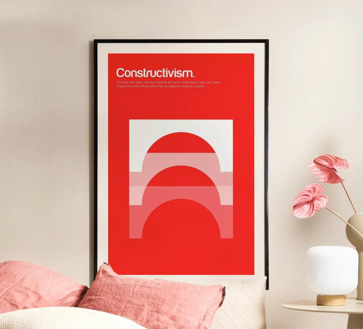 Constructivism poster van Genís Carreras