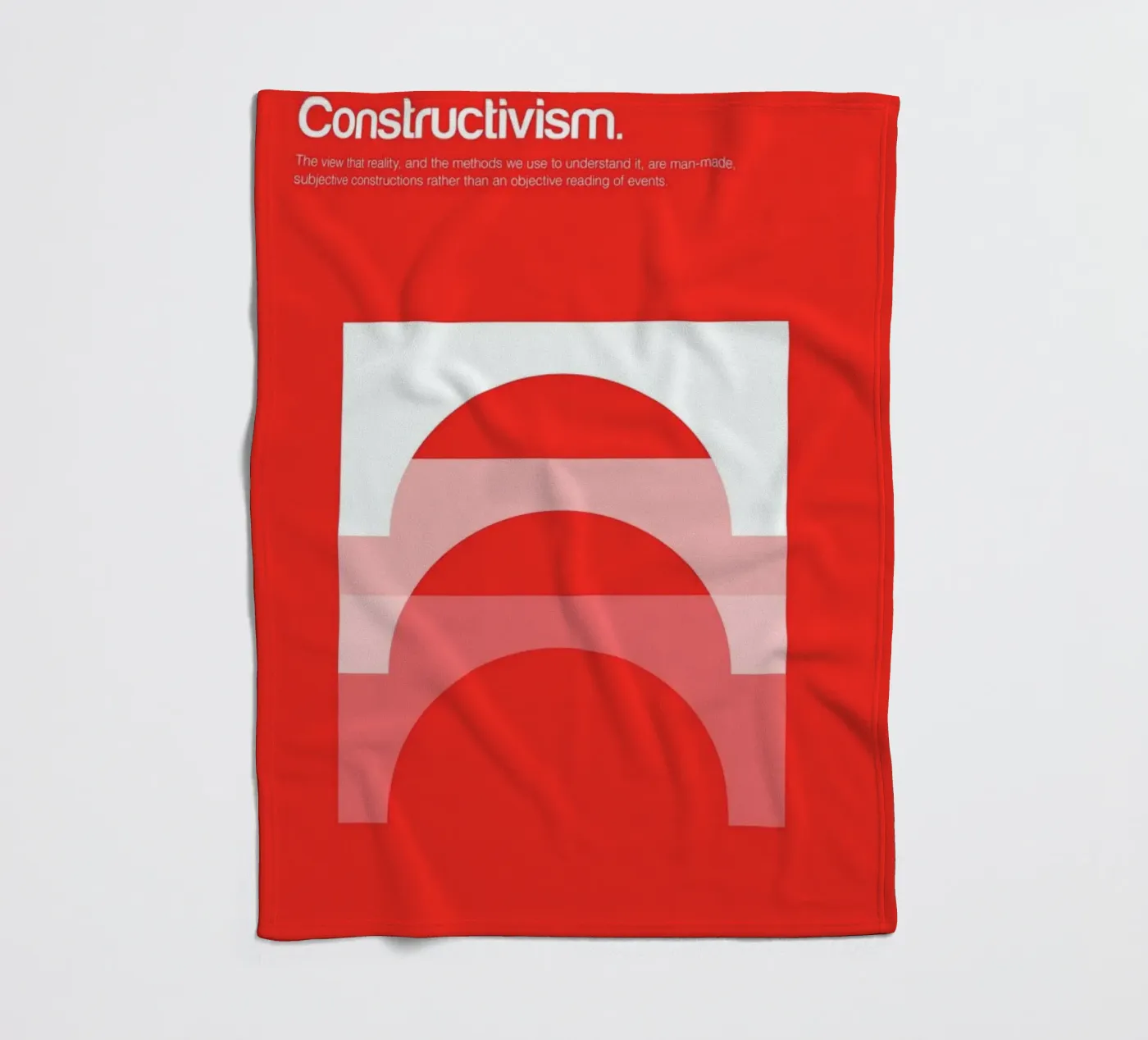 Constructivism plaid polaire de Genís Carreras