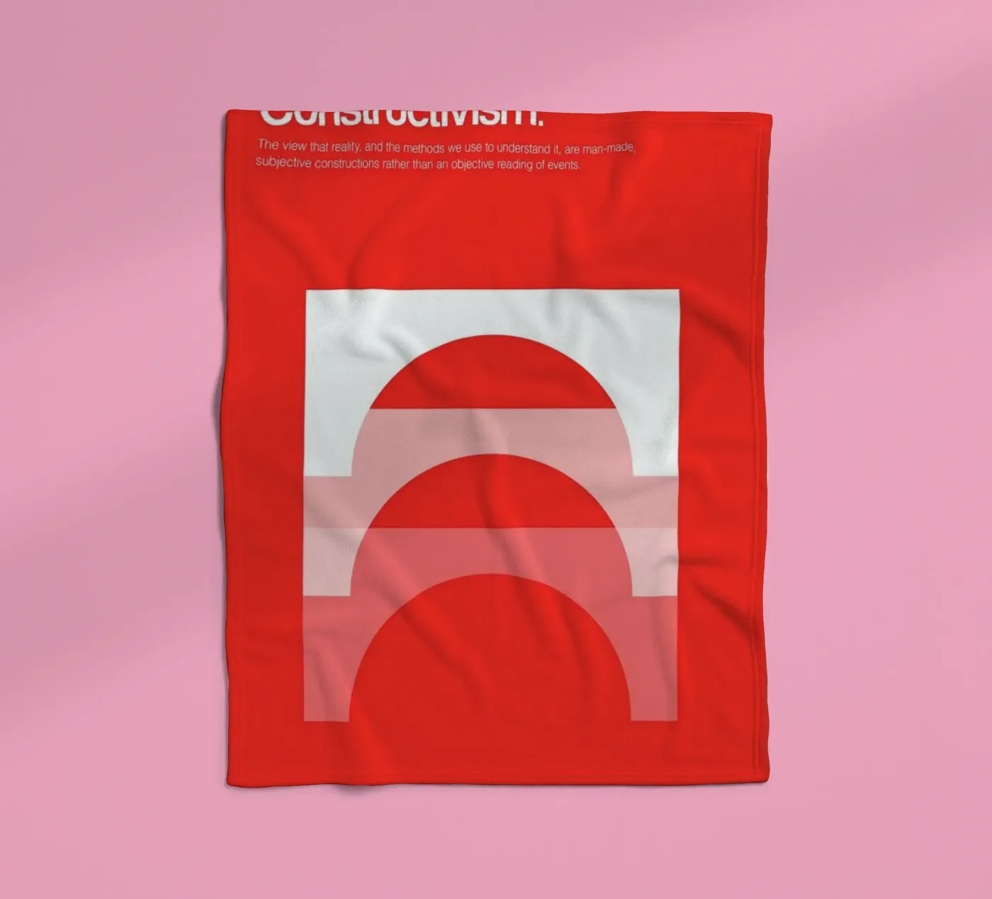 Constructivism Fleecedecke von Genís Carreras