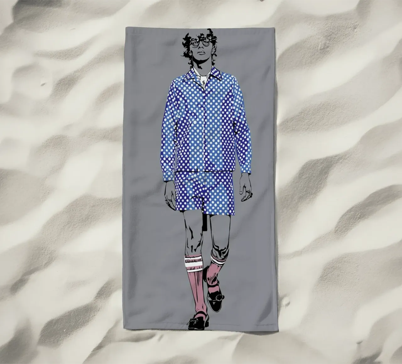 Man 2 toalla de playa de Marcell Naubert
