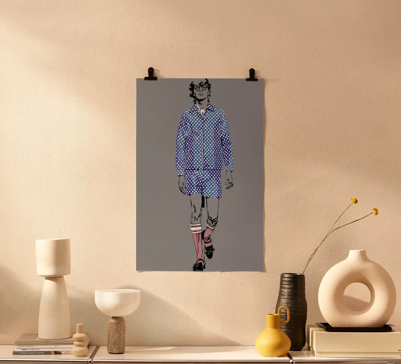 Man 2 poster van Marcell Naubert