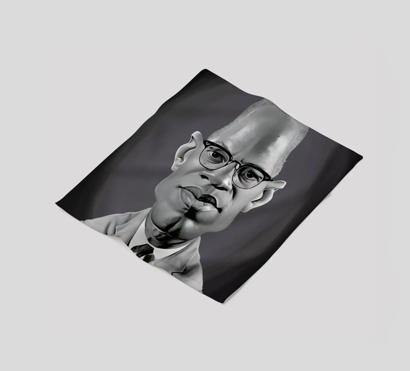 Malcolm X Fleecedecke von Rob Art | Illustration