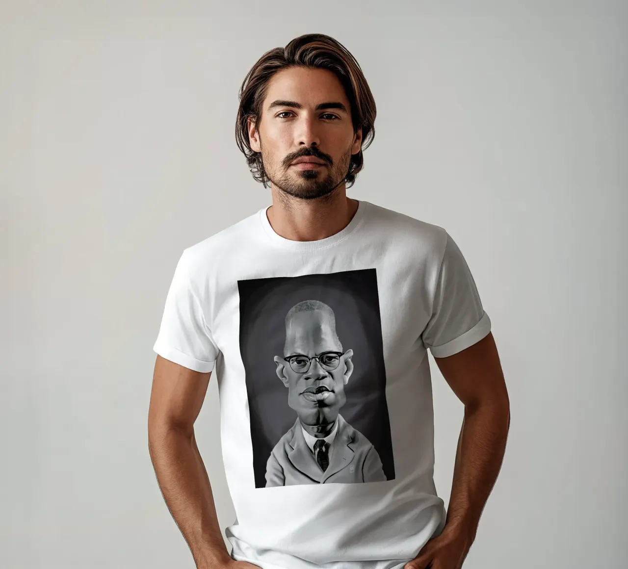 Malcolm X t-shirt da Rob Art | Illustration