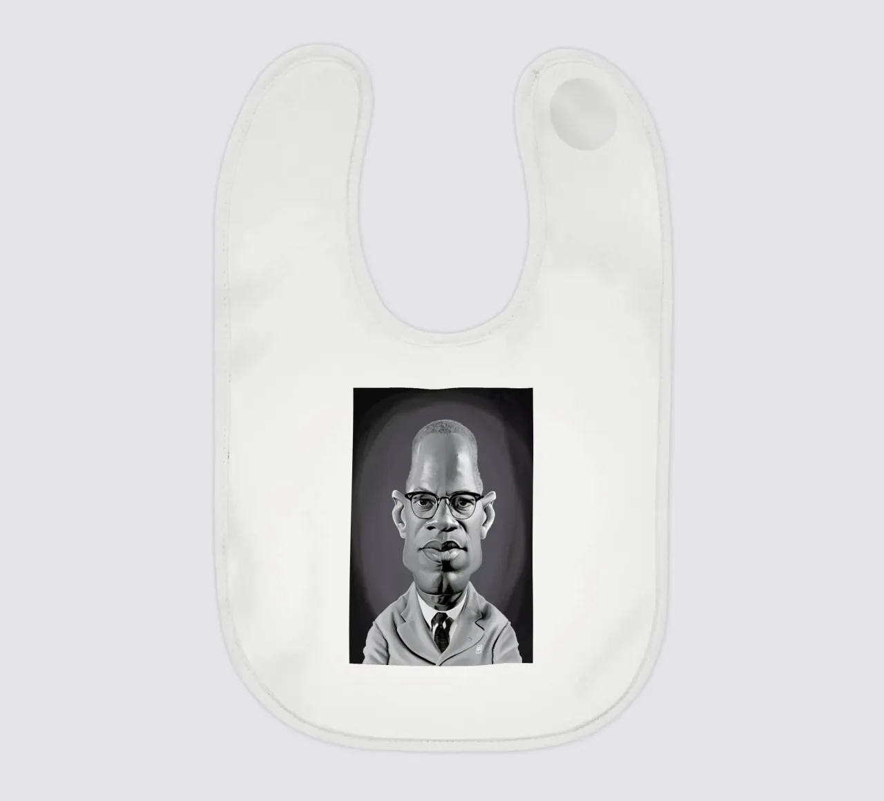 Malcolm X bavaglino da Rob Art | Illustration