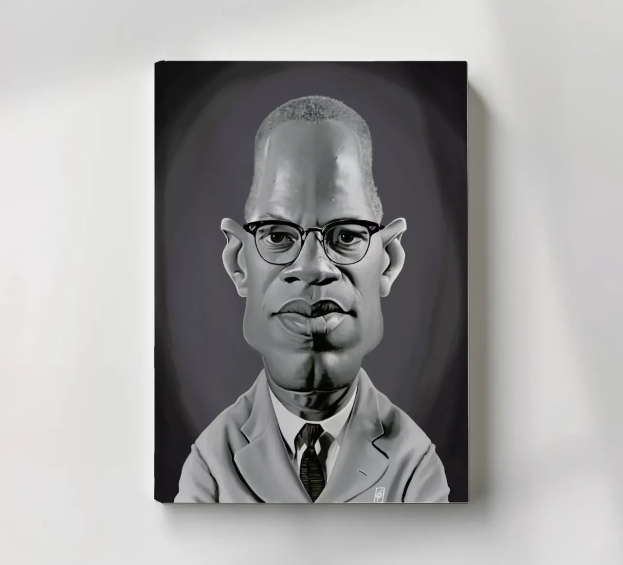 Malcolm X notebook by Rob Art | Illustration