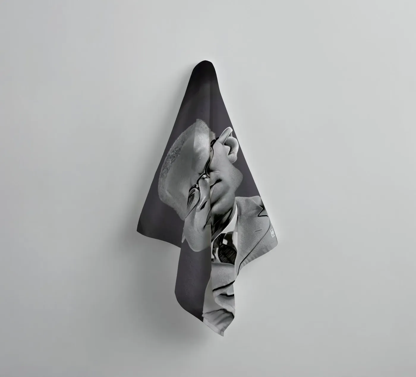 Malcolm X towel by Rob Art | Illustration
