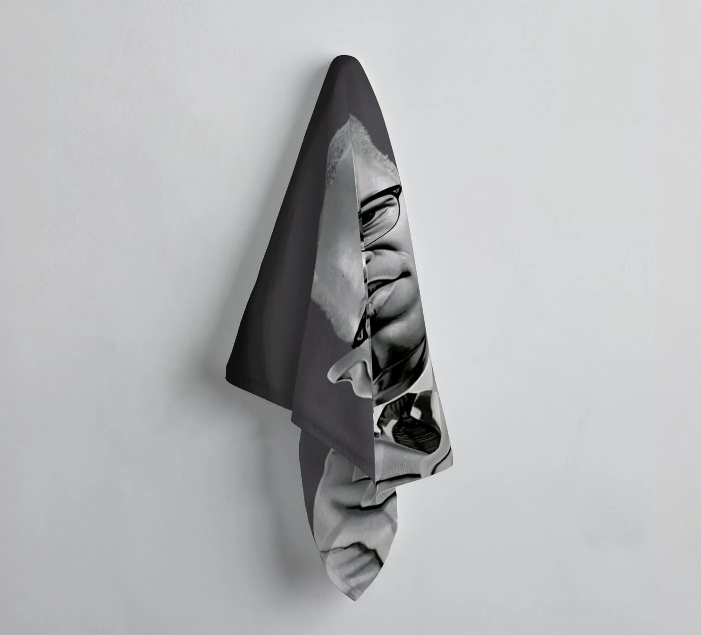 Malcolm X towel by Rob Art | Illustration