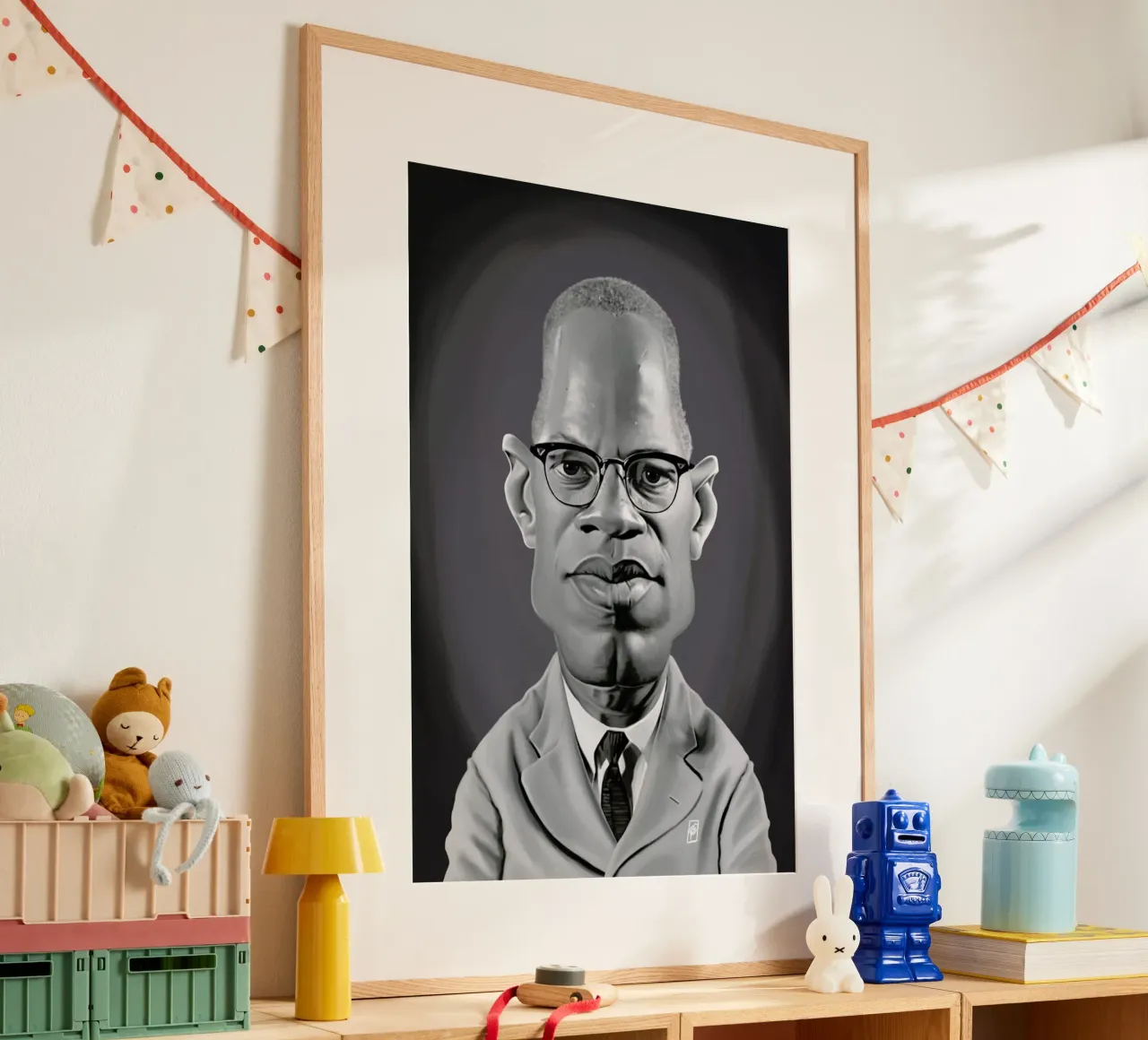 Malcolm X poster da Rob Art | Illustration
