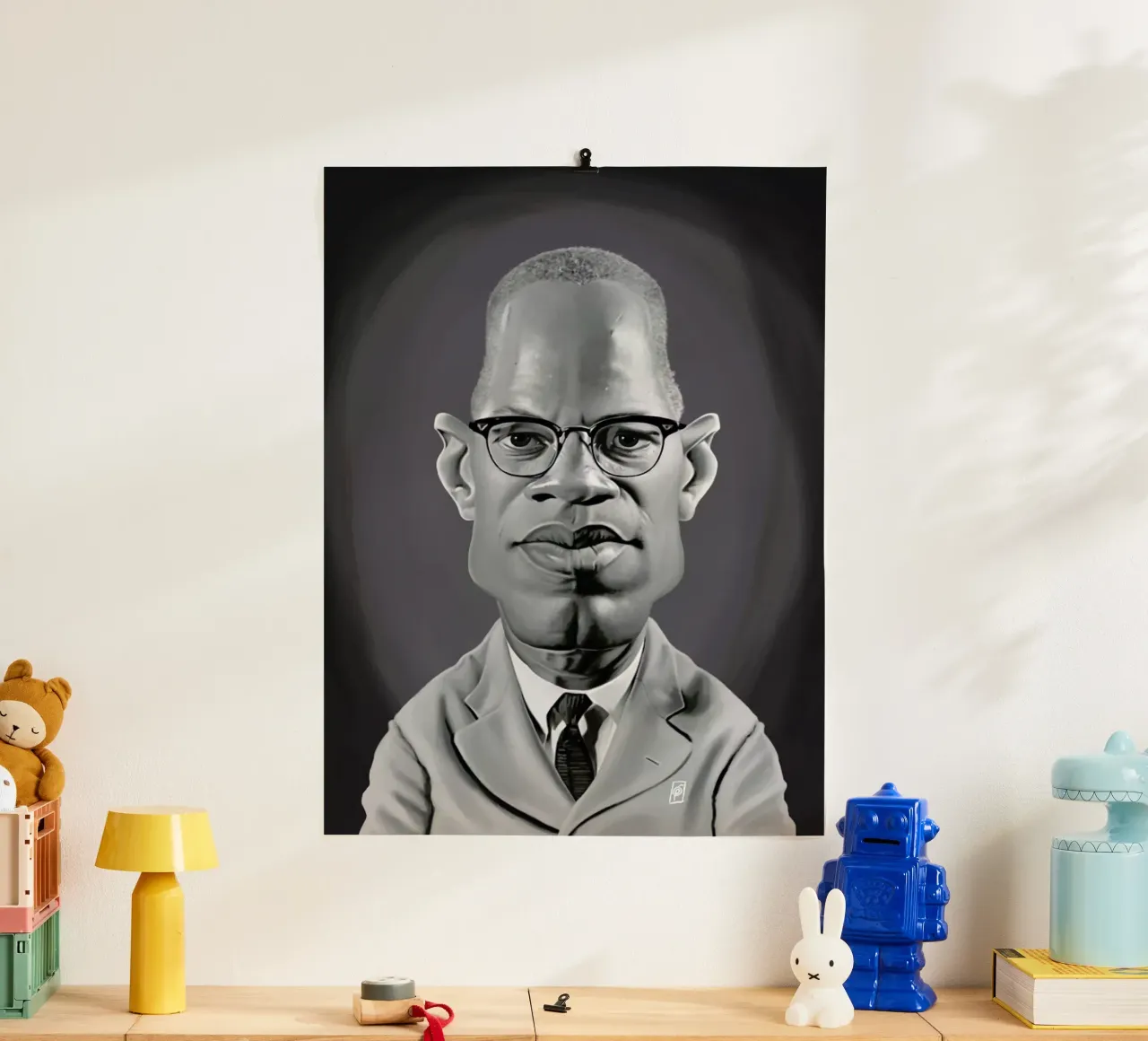 Malcolm X poster da Rob Art | Illustration
